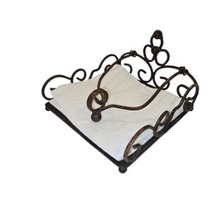 Southern Living At Home Black Metal Napkin Holder